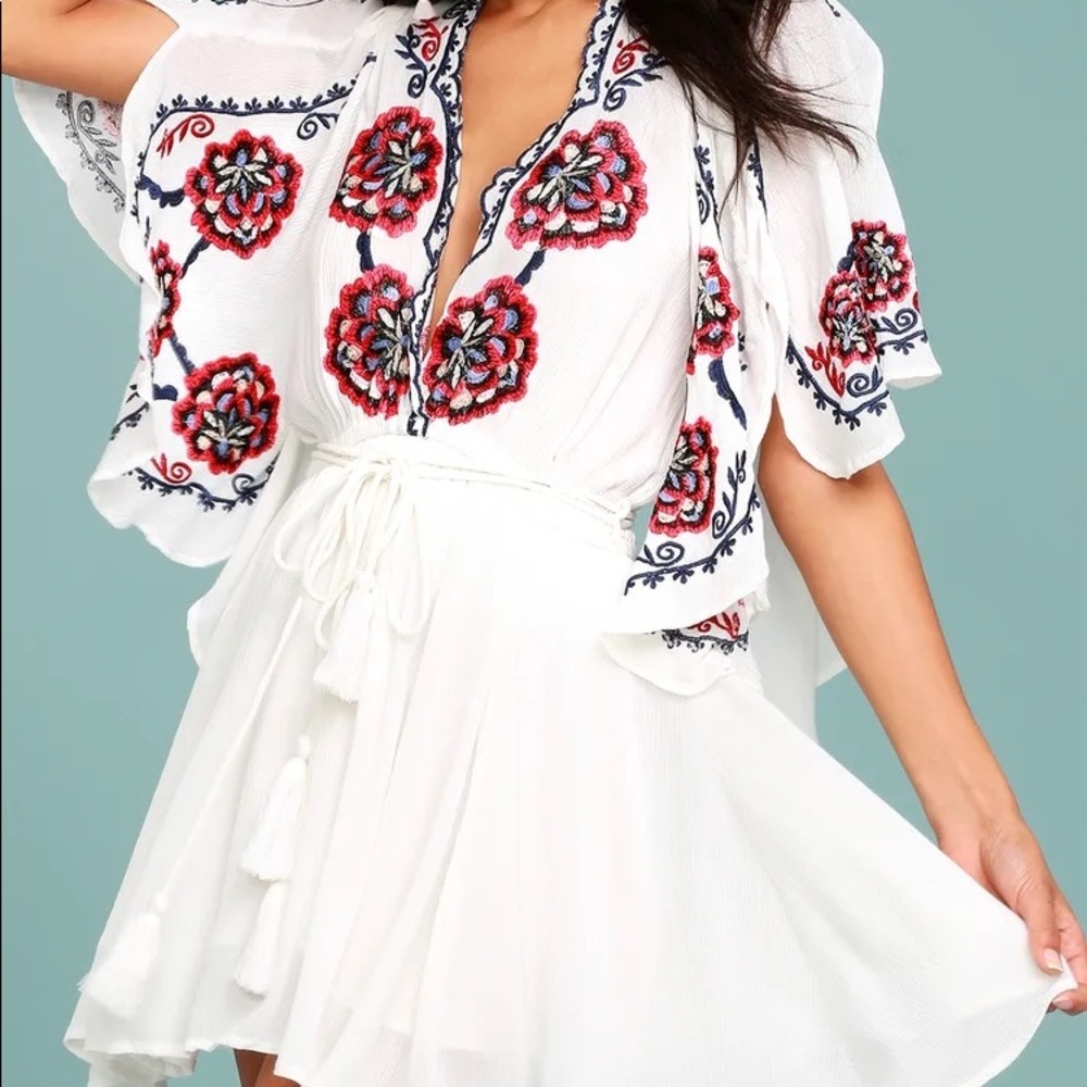 Free People White Cora Dress